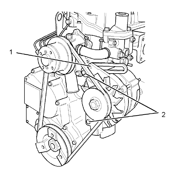 Ремень генератора дизельного компрессора